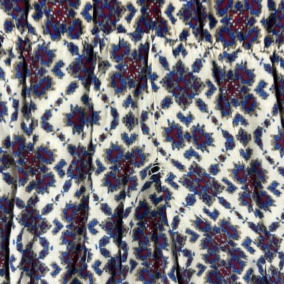 Brandy Melville Blue and White Geometric DressSize: Small - Picture 3 of 7